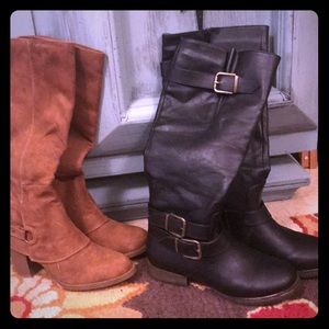 LOT OF 2 WOMEN’S TALL BOOTS
